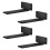 Heavy Duty L Shelf Bracket, 15 cm Support Floating Shelf Bracket (70 kg) (4pcs) 1