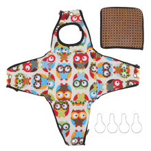 Nid d'oiseau pour perroquets, lit pour oiseaux en cage, hamac suspendu, nid douillet avec fermeture éclair, cabane à oiseaux avec 4 crochets,
