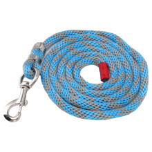 Cuerda de nylon para caballo gruesa 1,5 cm x 2,5 m azul grisáceo