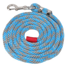 Nylon Horse Lead Rope 8.2ft Grey Blue Thick Livestock Pet Traction