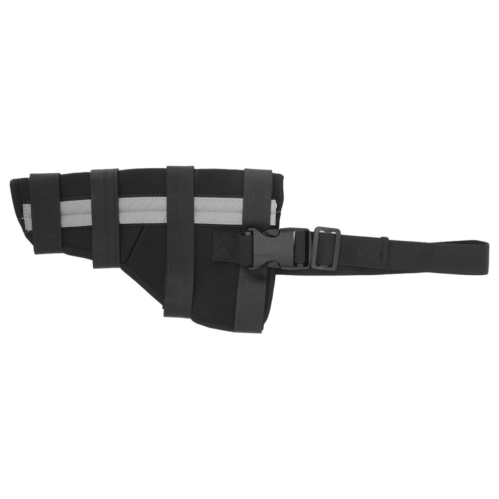 Black Dog Hind Leg Brace Support Knee Pad For Surgery Recovery, M,