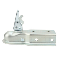 Trailer Coupler 2in Hitch Ball and 3in Channel 3500 Load Fits 76mm Square Tube