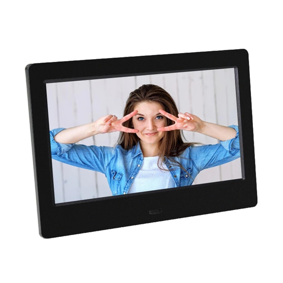 7 Inch Screen Led Hd Ips Digital Photo Frame 800X480 Mp3 Mp4 Player Smart Picture Frame Black 9189345324895
