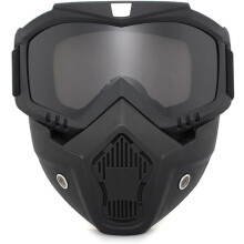 Paintball AntiFog Face Mask Full Face Protective Mask Removable Adjustable Straps For CS Games Halloween Movie Props