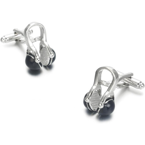 Cufflinks Music Headphones Cuff Fun Shape 1