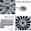 Car Wheel Bolt Caps 19mm Grey DustProof Nut Covers 4