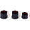 Car Wheel Bolt Caps 19mm Grey DustProof Nut Covers 5