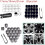 Car Wheel Bolt Caps 19mm Grey DustProof Nut Covers 3