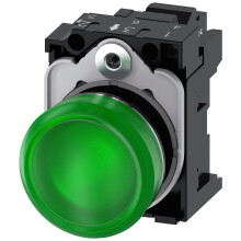 SIRIUS ATC Lamp Signage Green Lens Lisa LED 24 V Spring