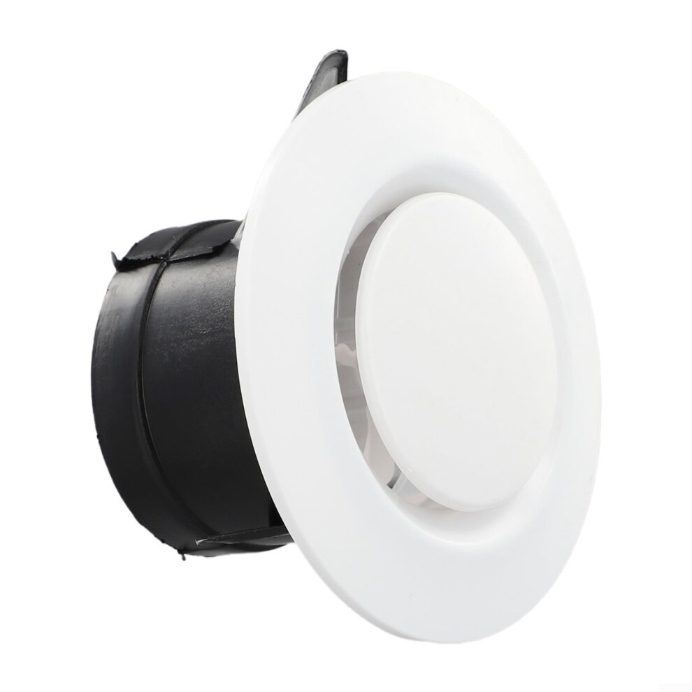 Adjustable Air Grille, 75Mm/100Mm/125Mm/150Mm/200Mm Round Ceiling Vent Grille Cover Exhaust Hood (75Mm) 9382693636386