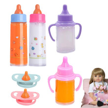Disappearing Doll Feeding Set, Toddler Doll Care Accessories, Play Bottles