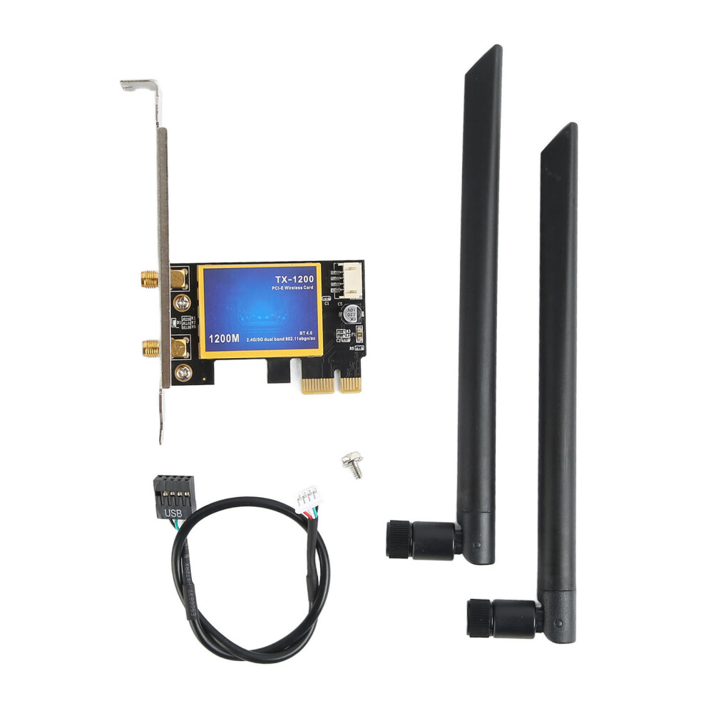 Pcie-Wlan-Karte, 2,4 G 5 G Dualband, 1200 Mbit/S, 7592057099654