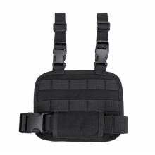 Drop Leg Platform Modular Panel With Adjustable Belt And Thigh Straps For Holsters And Thigh Rig Black