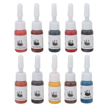 Professionelle Tattoo-Tintenkollektion, hohe Pigmentdichte, leuchtende Farben für langanhaltende Ergebnisse, geeignet für Lippen, Augenbrauen und