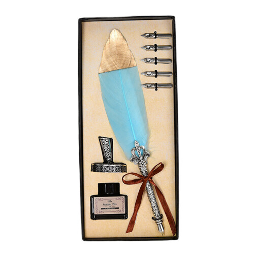 Σετ στυλό Dragon Quill, Vintage Dragon Design Κομψό διακοσμητικό κομμάτι για διακόσμηση γραφείου