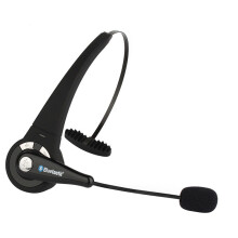 Casque Bluetooth à microphone flexible pour joueurs et professionnels, casque supra-auriculaire avec connexion multipoint, ultra-léger pour un