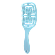 Spazzola anti-doppie punte, spazzola districante curva ventilata in materiale ABS di alta qualità, design leggero ed ergonomico per il massaggio del