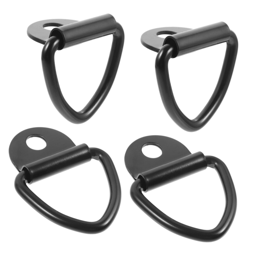 4Pcs Heavy Duty Towing Hooks Tie Down Anchors For Cargo Trailers Lightweight Car Tow Hooks Compatible With Transport Vehicles 9426802595581