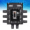 8‑Way 3PIN Fan Hub Splitter with Speed Control, 4PIN Plug 4