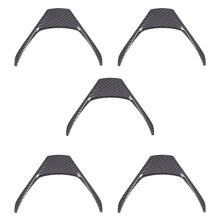5X Carbon Fiber Steering Wheel Cover Interior Steering Wheel Frame Trim for RAV4 2014-2018