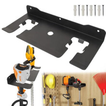 Trimmer Stand, Wallmounted Organizer, For Shovels, Rakes, And Brooms, For Equipment Needs