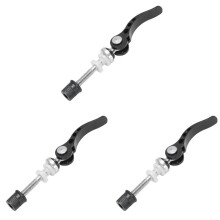 3X Black Bicycle Quick Release Post Clamp Binder 6 x 55mm Rod