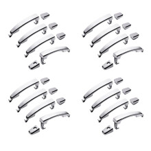 16 Szt. Chromowane Zewnętrzne Klamki Drzwi ABS dla Captiva Sport/Aveo/Saturn Vue 96468254 96468266 96468266