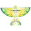2X Simulation D'Oiseaux Télécommandée Vol à Battement D'Ailes  Induction Bird Eag Le électrique Télécommande Bionic Bird Vert 4