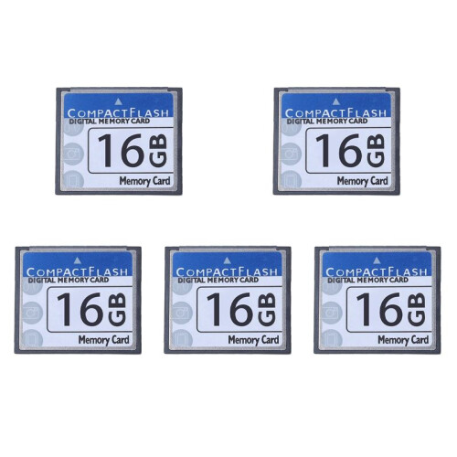 5X Professional 16GB Compact Flash Memory Card(White&)