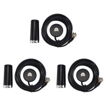 3X Oppxun  Dual Band UKW UHF HH-N2RS Antenne mit Magnetischer Halterung 5M RG316 Kabel für Auto Fahrzeug Mobil Funk QYT TYT