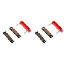 2X CNC Alloy Brake Pad Set for 1/5 HPI BAJA 5B SS RC CAR GAS PARTS 85201-Orange