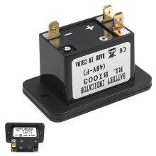 5X Medidor de Bateria de Carrinho de Golfe 48V LED Indicador de Bateria Medidor de Bateria Medidor de Nível de Bateria IP65 para Carro Clube,