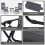 Outsunny Outsunny 3PC Zero Gravity Chairs Sun Lounger Table Set W/ Cup Holders Light Grey 7