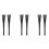 3 Paar Jazz Drum Brushes Retractable Drumsticks 32 cm Schwarz 1