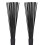 3 Paar Jazz Drum Brushes Retractable Drumsticks 32 cm Schwarz 7