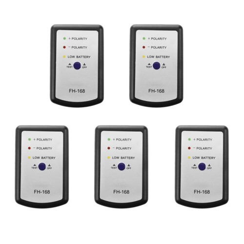 5X Black Speaker Polarity Tester PH Phase Meter/Phasemeter for Auto Car