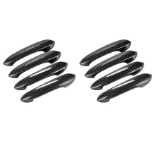 2X Carbon Fiber Buiten Exterieur Deurgreep Cover Trim voor  3 5 6 Serie G20 G30 G31 G32 G01 G02 G05 G06 X3 X4 X5 X6 X7 LHD