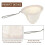 8Pcs Flannel Cloth Coffee Filter Strainers Reusable Coffee Dripper with Handle Handmade Coffee Accessories for Home Use 7
