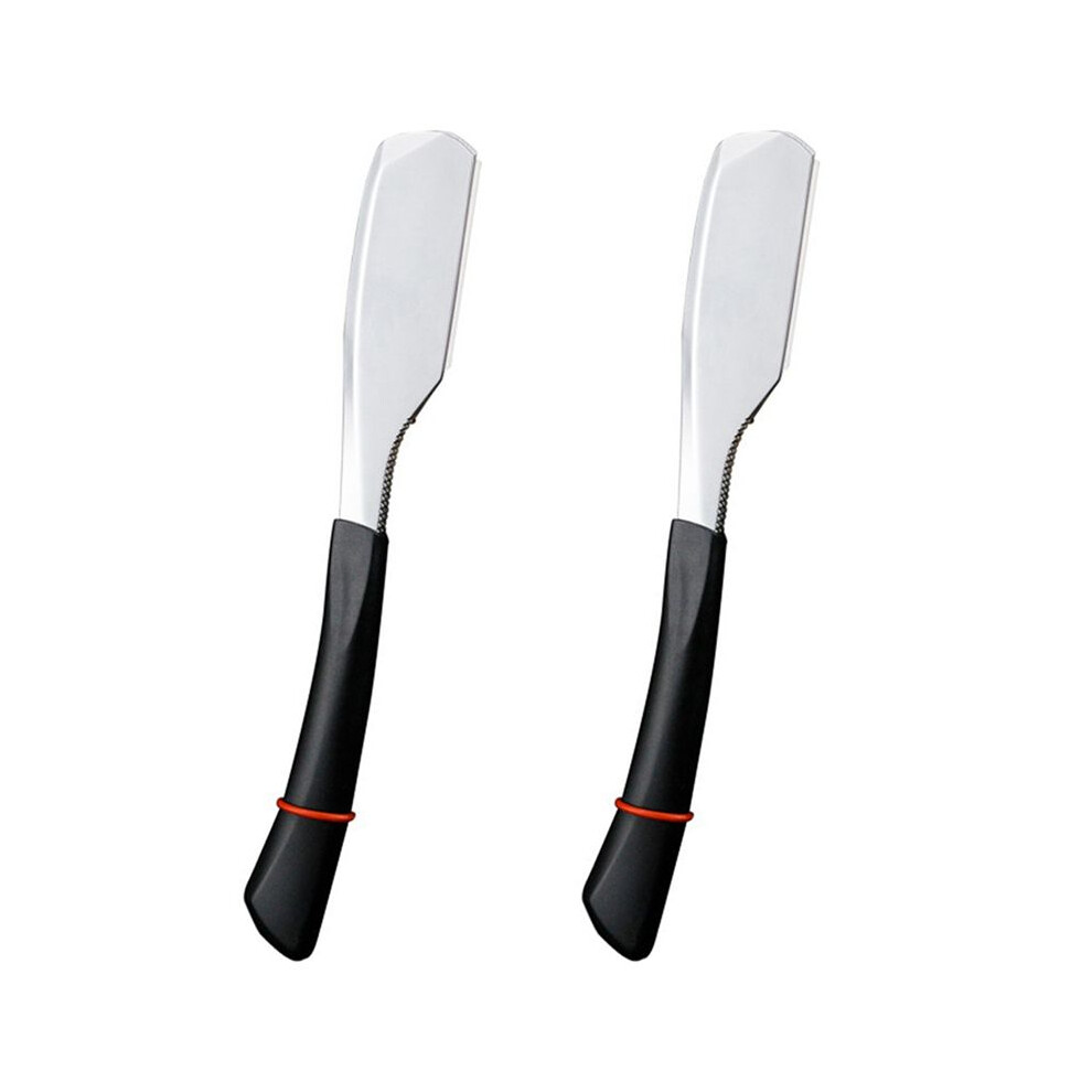 2X Straight  Stick for Men Women Barber Shaving Knife Blades Spring Design Beard Face Underarm Body