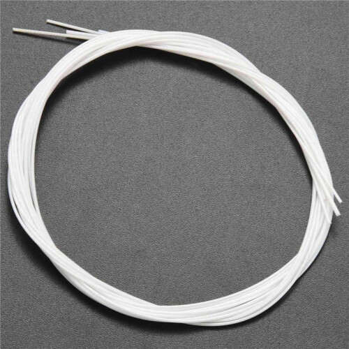24Pcs/Set White Durable Nylon Ukulele Strings Replacement Part for 21 Inch 23 Inch 26 Inch Stringed Instrument 2