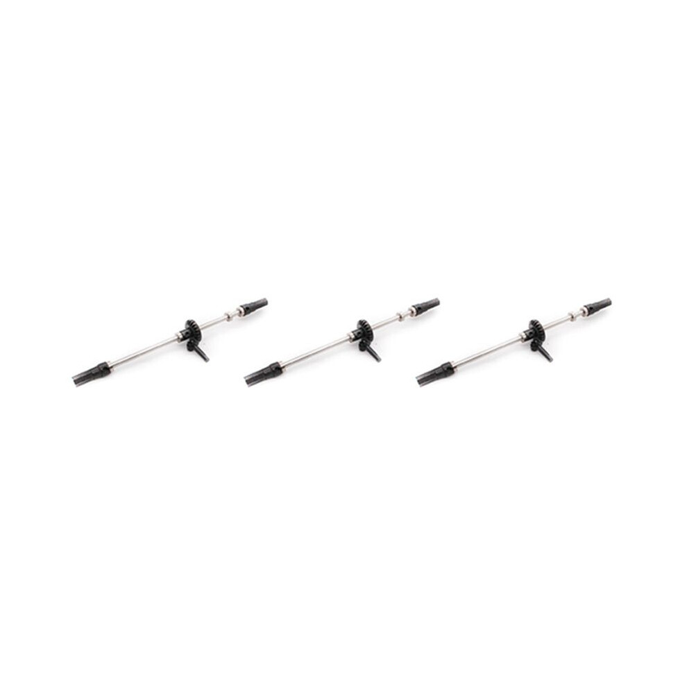 3X Metal Gear Bridge Axle For Wpl B-1 B-14 B-24 C-14 Rc Car Front Rear Axle Gear Steering Pull Rod Servo Pull Rod,Rear Black 6033725918385