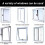 Fridge Lock with Code, Pack of 4 Fridge Locks, No Drilling, Fridge Locks for Refrigerators, Wine Cooler, Window Drawer 6