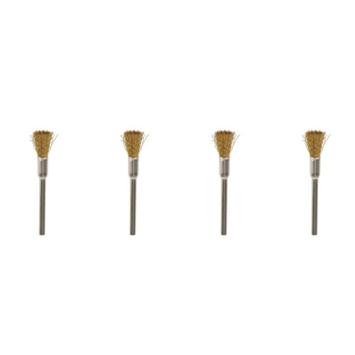 4X Motorcycle Durable Polishing Rustproof Metallic Wire Brush Cleaning Tool S