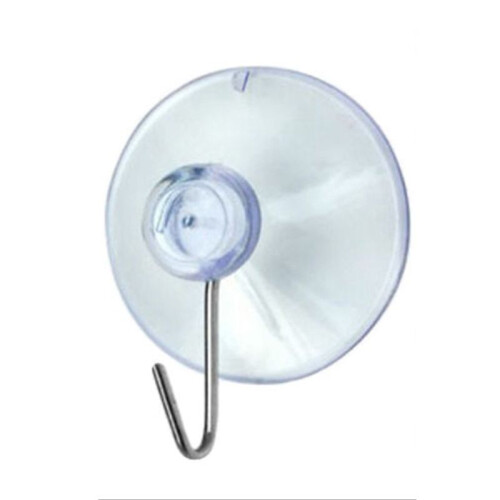 30 Windows Transparent Suction Cup Suction Cup Hook Clothes Jacket Metal Hook 1