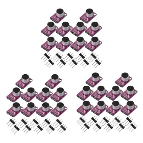 30 Pz Electret Microfono Amplificatore Regolabile Max4466 Modulo Microfono Preamplificatore Viola Breakout Board per
