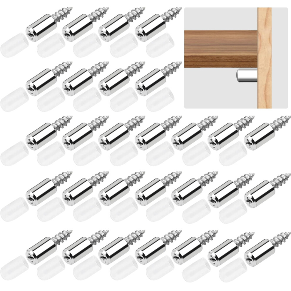 Shelf Brackets, Pack Of 50 With Rubber Protection, Selftapping Screws 9382693637246