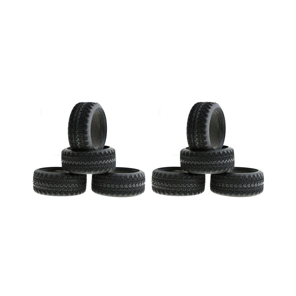 8Pcs Rubber Tire Tyre For 1/10 Rc -Road Drift Touring Car Sakura Hsp Hpi Redcat,5 6032671041871