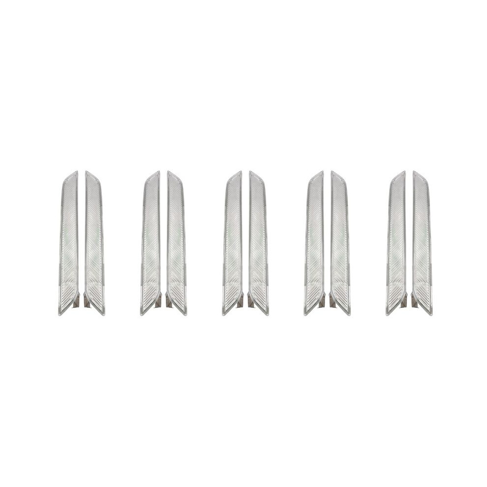 10Pcs Euro Clear Lens Front Bumper Side Reflector Lamps For E71 X6 E70 X5m 2008-2014 Replace Sidemarker Lamps 6031841352700