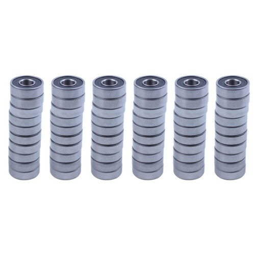 60Pcs 6000RS Shielded Deep  Radial  Bearings 10mmx26mmx8mm