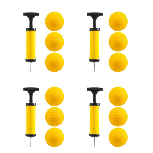 Viminston Roundnet Game  Replaceable Competitive Balls  Volleyball 12-Pack with Pump